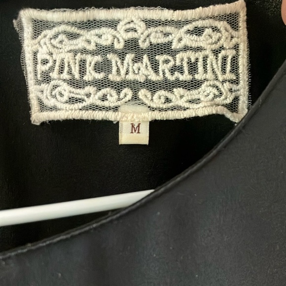 Pink Martini medium women’s Black Floral Midi Dress - Picture 3 of 16